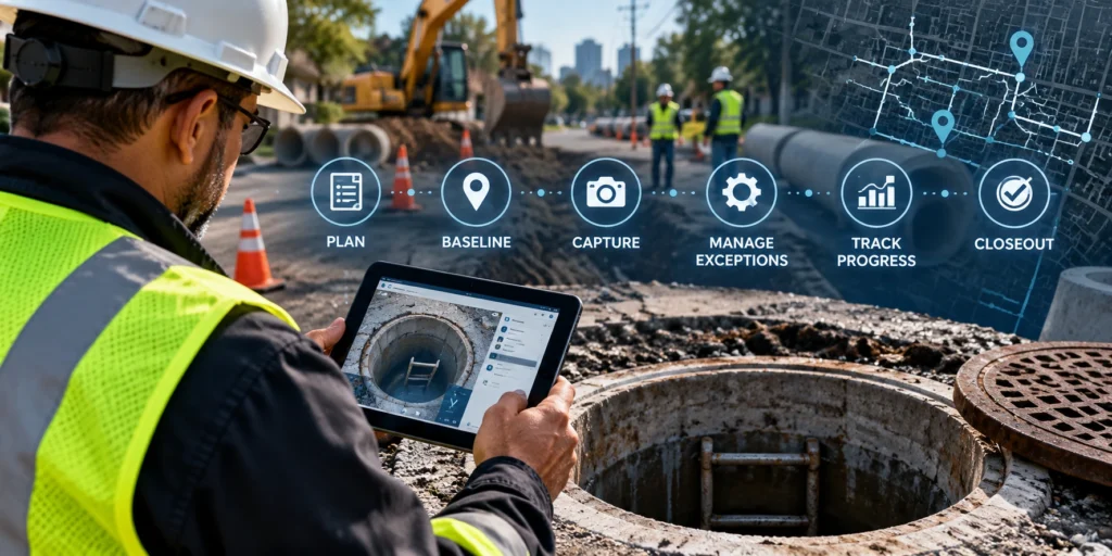 field inspection and infrastructure tracking