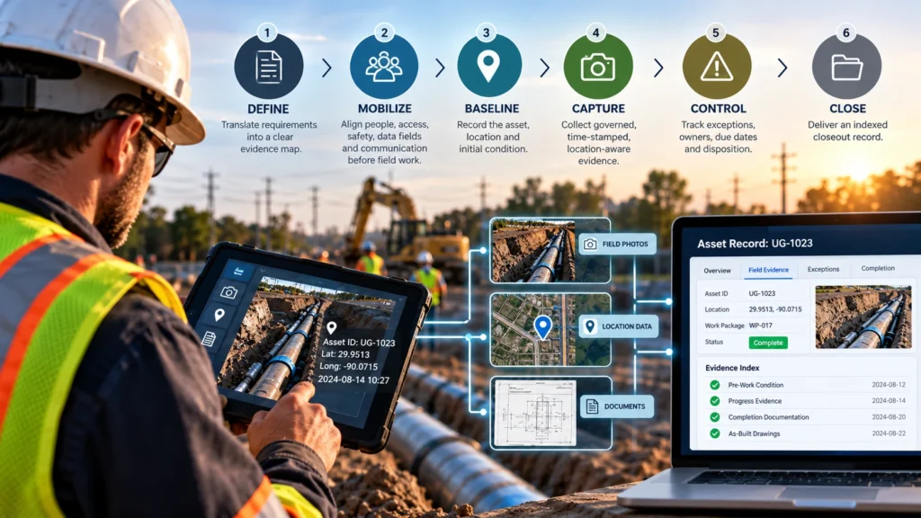 governed field evidence workflow